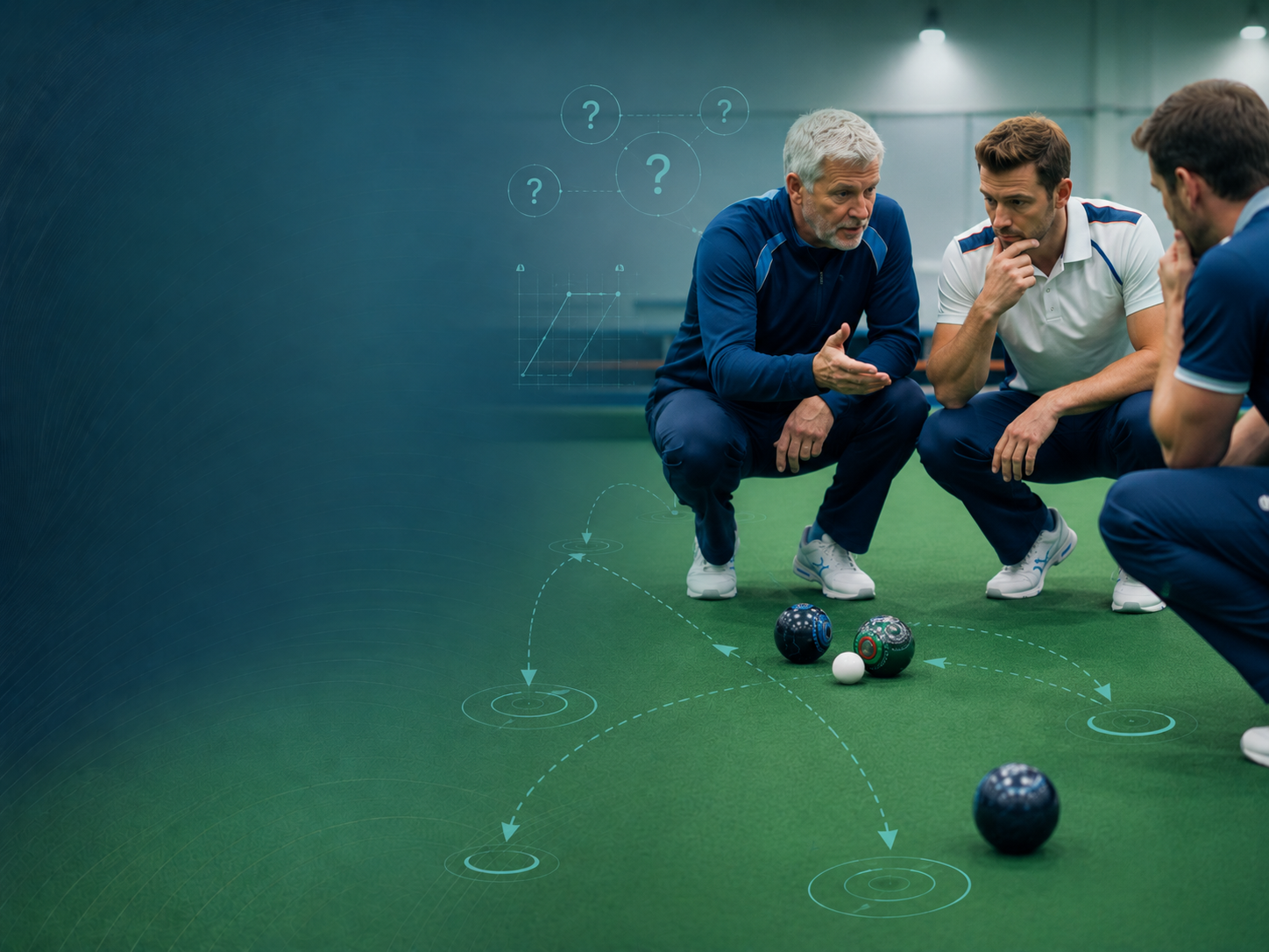 Coach using questions to guide player decision making