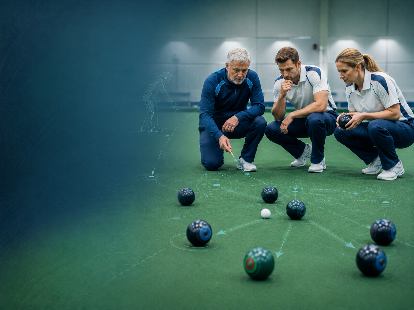 Coach preparing match strategy and tactical game plans