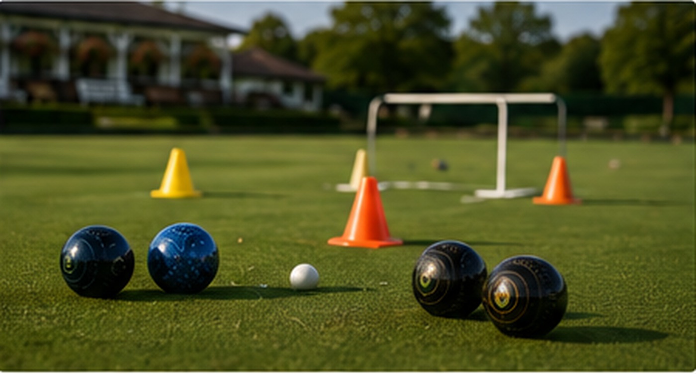 Purposeful bowls practice session for registered pupils