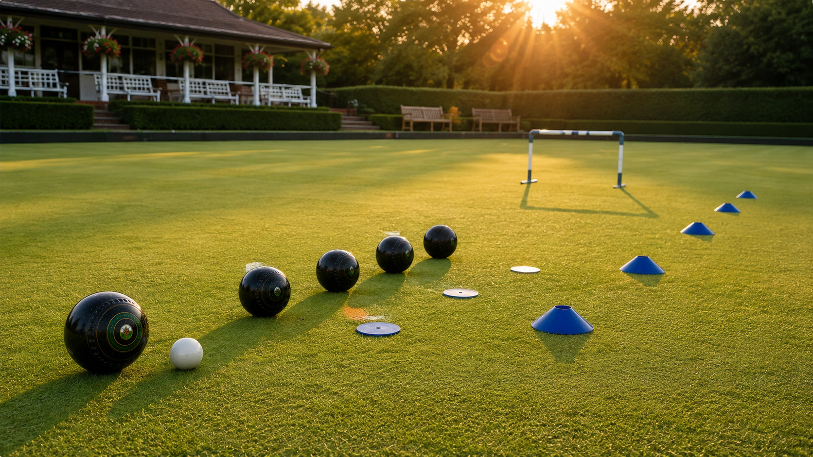 Practice green representing progressive player development
